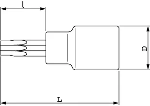 BAHCO Zestaw nasadek z końcówkami Torx, 1/2", T20-T60, 9 szt. [S9TORX] - Klucze i nasadki - miniaturka - grafika 3