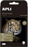 Papier do drukarek - Agipa Agipa Papier fotograficzny, 10 x 15 cm, 20 arkuszy, 240 g 954280 - miniaturka - grafika 1