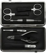Zestawy do manicure i pedicure - 6-częściowy zestaw do manicure Timor firmy Giesen & Forsthoff w czarnym skórzanym etui - miniaturka - grafika 1