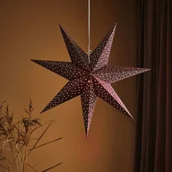 Ozdoby bożonarodzeniowe - Markslojd Gwiazda Baroque do zawieszenia, 75 cm, bordowa - miniaturka - grafika 1