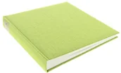 Albumy fotograficzne - Goldbuch Trend 24805 album na zdjęcia, lniany, 60 stron przekładanych pergaminem, 25 x 25 cm, kolor jasnozielony 24 805 - miniaturka - grafika 1