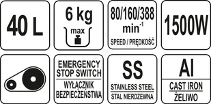 Yato MIKSER PLANETARNY 40L - YG-03028 YG-03028 - Inne urządzenia gastronomiczne - miniaturka - grafika 10