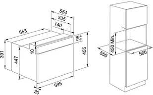 Piekarnik do zabudowy Franke Mythos FMY 45 MW XS (131.0606.105) - Piekarniki do zabudowy - miniaturka - grafika 2