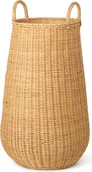 Kosze na bieliznę - Ferm Living Kosz na pranie ratanowy pleciony 1104263208 - miniaturka - grafika 1