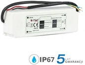 Zasilacze i transformatory - v-tac Zasilacz LED V-TAC 100W 12V 8.3A IP67 Hermetyczny Filtr EMI VT-22105 - miniaturka - grafika 1