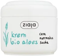 Kremy do twarzy - Ziaja Bio aloesowy krem nawilżający do cery suchej i normalnej 100ml 54210-uniw - miniaturka - grafika 1