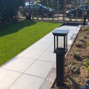 K. S. VERLICHTING Słupek ogrodowy Carlton czarny - Lampy ogrodowe - miniaturka - grafika 2