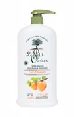 Kosmetyki do kąpieli - Le Petit Olivier Shower Apricot Milk krem pod prysznic 750 ml dla kobiet - miniaturka - grafika 1
