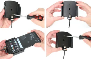 Brodit AB Uchwyt do Huawei Mate 10 Pro z wbudowaną ładowarką samochodową 712032 - Uchwyty samochodowe do telefonów - miniaturka - grafika 5