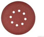 Materiały ścierne - Geko Papier ścierny na dysk 125mm P180, 8 otworów G78657 - miniaturka - grafika 1