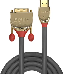 Lindy 36195 Kabel HDMI DVI-D Gold Line 2m LY-36195 - Kable - miniaturka - grafika 2