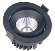 Oprawy, klosze i abażury - Maxlight Oczko stropowe CYKLOP H0095 IP65 okrągła oprawa wpuszczana w kolorze czarnym H0095 - miniaturka - grafika 1