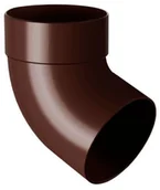 Rynny i akcesoria - Kolanko pojedyncze 100 mm KAT-67 Brąz - miniaturka - grafika 1