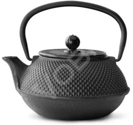 Bredemeijer Jang azjatycki żeliwny czajnik do herbaty, 0,8 l czarny, struktura wypustkowa G001Z - Czajniki na gaz - miniaturka - grafika 2