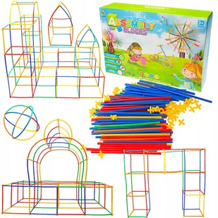 Kontext SŁOMKI DO BUDOWANIA 210 szt KLOCKI KONSTRUKCYJNE KX7503 - Zabawki konstrukcyjne - miniaturka - grafika 2