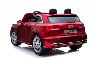 Super-Toys AUDI Q5 2 OSOBOWE, MIĘKKIE KOŁA, MIĘKKIE SIEDZENIE, LAKIER, PANEL MP4,PEŁNA OPCJA/Q5-TWO SEATS AUDI-Q5-TWO-LAKIER-CZERWON - Pojazdy elektryczne dla dzieci - miniaturka - grafika 5