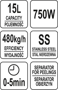 YATO OBIERACZKA DO ZIEMNIAKÓW 15L YATO YG-03087 YG-03087 - Inne urządzenia gastronomiczne - miniaturka - grafika 11