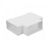 Rury i kanały wentylacyjne - airRoxy Tr&oacute;jnik do kanału 110x55mm airRoxy 7785 02-409 - miniaturka - grafika 1