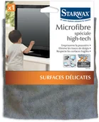 Ściereczki, gąbki, czyściki - Starwax Ścierka do czyszczenia ekranów STARWAX High-Tech, szara, 1 szt. - miniaturka - grafika 1