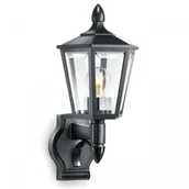 Lampy ogrodowe - Steinel 069179 - Kinkiet zewnętrzny L 15 1xE27/60W/230V IP44 czarny - miniaturka - grafika 1