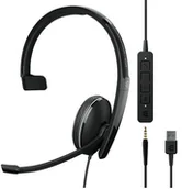Słuchawki - Sennheiser EPOS ADAPT 135T II USB-C Czarne - miniaturka - grafika 1