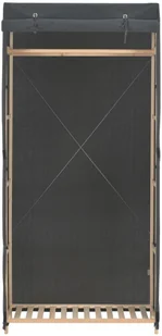 vidaXL vidaXL Szafa, szara, 79 x 40 x 170 cm, materiałowa - Szafy - miniaturka - grafika 2