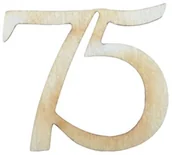 Pozostałe akcesoria dla plastyków - Petra's Bastel News Petra's Bastel-News A-gez1975 dekoracja ściółkowa, 40 X liczby urodzinowe, 19 MM A-GEZ1975 - miniaturka - grafika 1