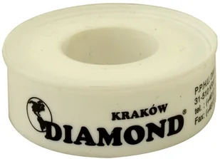 DIAMOND TAŚMA TEFLONOWA DO USZCZELNIANIA GWINTÓW USZCZELNIACZ DO WODY GAZU 100% PTFE Taśma teflonowa do uszczelniania - Akcesoria do lutowania - miniaturka - grafika 2