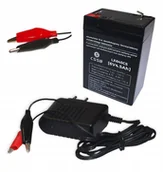 Baterie do zasilaczy awaryjnych UPS - Akumulator żelowy 6V 4,5Ah 4Ah Ładowarka Multi Led - miniaturka - grafika 1