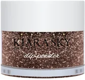 Manicure tytanowy - KIARA SKY KIARA SKY DIP POWDER - D467 CHOCOLATE GLAZE D467 - miniaturka - grafika 1