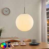 Lampy sufitowe - Lampenwelt com Ściemniana lampa wisząca LED RGB Rhona, aplikacja - miniaturka - grafika 1