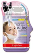 Maseczki do twarzy - Purederm Firming Lift Multi-Step V-Line Treatment 2-etapowy zabieg ujędrniający podbródek 94932-uniw - miniaturka - grafika 1