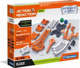 CLEMENTONI Akcja - Reakcja Tory, platformy 19167 - Zabawki konstrukcyjne - miniaturka - grafika 2