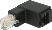 Wtyczki i adaptery - Delock Adapter RJ45 90° Cat.6 St-Bu 86424 - miniaturka - grafika 1