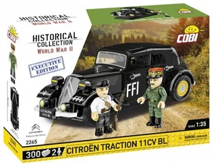 Cobi HC WWII 2265 SAMOCHÓD CITROEN TRACTION 11 CV BL EXE 300KL./2FIG KLOCKI 2265 - Klocki - miniaturka - grafika 2