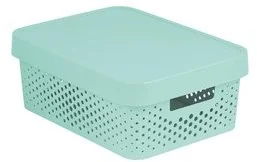 CURVER CURVER INFINITY 11L Pudełko do przechowywania 36 x 14 x 27 cm miętowe 04753-Q29 - Pudła i pojemniki do przechowywania - miniaturka - grafika 3