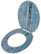 Deski sedesowe - vidaXL vidaXL Deska klozetowa, wzór drewna - miniaturka - grafika 1