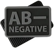 Odzież taktyczna i umundurowanie - Helikon tex Emblemat GRUPA KRWI (komplet - 2szt.) - PVC - Czarny - A/Rh+ (OD-BLP-RB-01-M01) - miniaturka - grafika 1