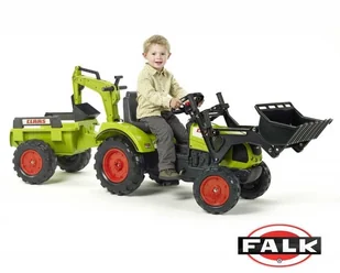 Traktor Ciągnik Koparka Dla Dzieci + Przyczepa 3+ - Jeździki dla dzieci - miniaturka - grafika 2