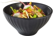 Wyposażenie lokali gastronomicznych - APS Miska okrągła z melaminy 0,2 l, czarna | Aiko 84331 - miniaturka - grafika 1