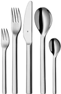 Zestawy sztućców - WMF Habitum 30-częściowy zestaw sztućców dla 6 osób, łyżki, widelce, łyżeczki do kawy, widelczyki do ciasta z polerowanej stali nierdzewnej Cromargan, nadaje się do mycia w zmywarce 1186916040 - miniaturka - grafika 1