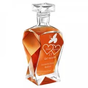 Karafki - Murrano Szklana Karafka Łamana z Grawerem Na Rocznicę KARK-022 - miniaturka - grafika 1