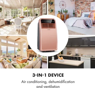 Klarstein Metrobreeze New York Smart 7k, klimatyzator przenośny, 7000 BTU/2,1 kW, klasa efektywności energetycznej A, pilot zdalnego sterowania DXJ2-MtrbrzNYSmrt7KW - Klimatyzatory - miniaturka - grafika 17