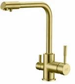 Baterie kuchenne - Blue Water AMANDA mosiądz antyczny AMANDA BATERIA Z PODŁĄCZENIEM DO WODY FILTROWANEJ MOSIĄDZ ANTYCZNY - miniaturka - grafika 1