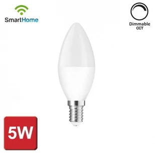 Spectrum Żarówka LED Świecowa 5W E14 CCT Smart WOJ+14413 WOJ+14413 - Żarówki LED - miniaturka - grafika 2