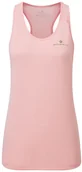 Koszulki sportowe damskie - RONHILL RONHILL Koszulka biegowa damska bez rękawów CORE VEST różowa - miniaturka - grafika 1