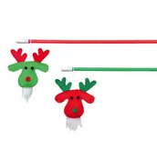 Zabawki dla kotów - Trixie Świąteczna Wędka z reniferem dla kota 924451 WYPRZEDAŻ - miniaturka - grafika 1