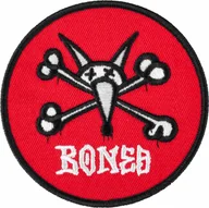 Dodatki do ubrań - BONES naszywka BONES VATO RAT PATCH Red - miniaturka - grafika 1