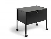 Inne meble biurowe - Durable Wózek na teczki zawieszane Economy 80 A4 Top czarny 3098-01 - miniaturka - grafika 1