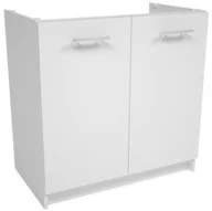 Deftrans Szafka kuchenna dolna zlewozmywakowa Luna 80 cm biała 064-D-08077